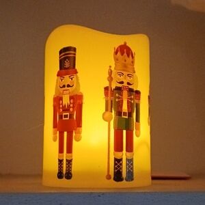 Nutcracker LED Candle